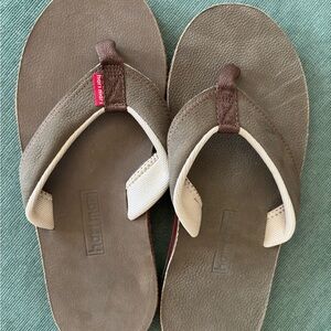 Hari Mari Men's Casual Brown and Tan Sandals